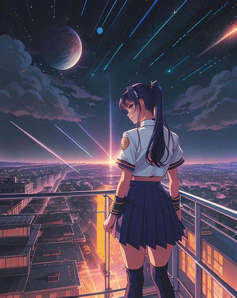 anime night time