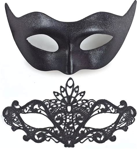 St Ck Venezianische Maske M Nner Und Damen Spitze Maske Schwarz