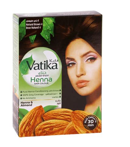 vatika - צבע שיער טבעי מבוסס חינה - חום טבעי – טבע ביוטי