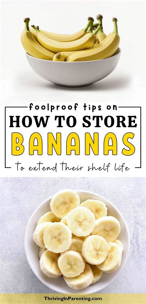 How To Store Bananas For Extended Shelf Life