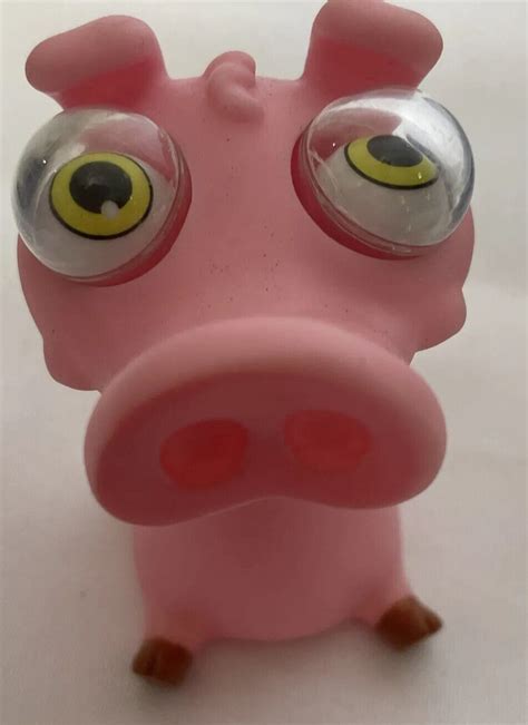 Pig Poppin Peepers Squeeze Toy Eyes Bug Out Stress Relief Ball Pete