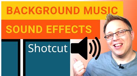 Audio In Shotcut How To Add Background Music And Sound Effects YouTube