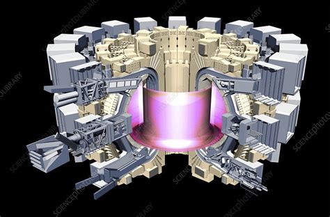 ITER fusion research reactor - Stock Image - T180/0080 - Science Photo ...