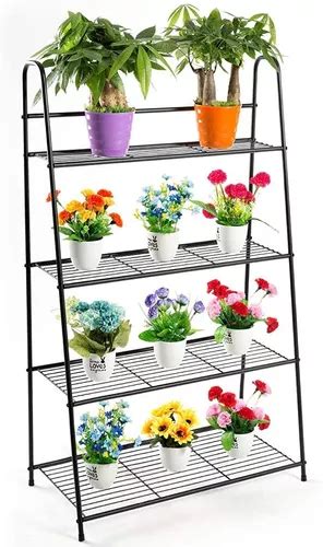 Doeworks Soporte Para Plantas De Metal De 4 Niveles Estant Envío gratis