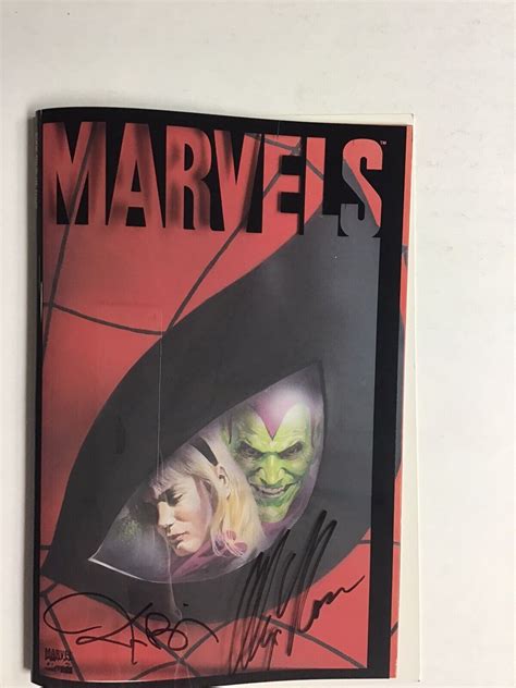 Marvels Signed By Alex Ross And Kurt Busiek Spider Man