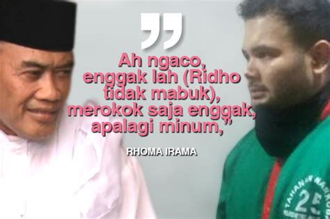 Ridho Rhoma Tertangkap Rhoma Irama Ridho Benci Narkoba Dan Minuman