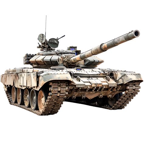 Military tank, isolated against a transparent background 48052153 PNG