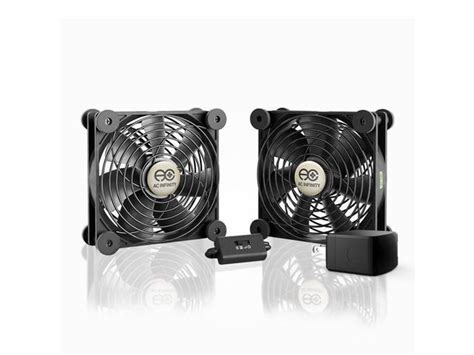 AC Infinity MULTIFAN S7 P Quiet Dual 120mm AC Powered Fan With Speed