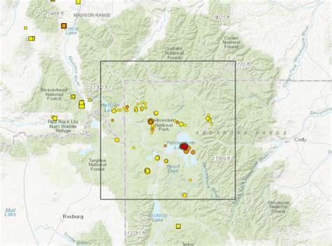 Usgs Earthquake Map Yellowstone: What You Need To Know In 2023 ...