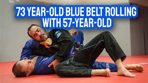 Old Man Jiu Jitsu Year Old Blue Belt Rolling With Year Old Brown