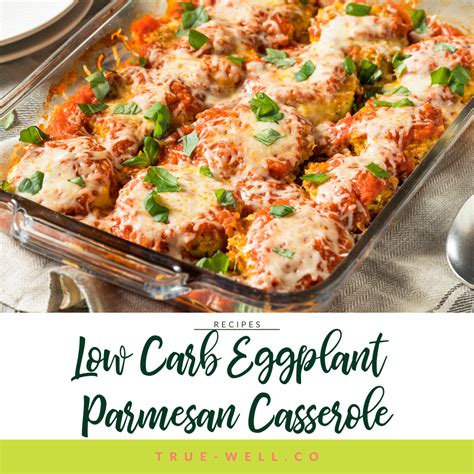 Low Carb Eggplant Parmesan Casserole Without Breadcrumbs