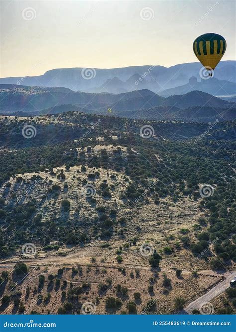Hot Air Balloon Rides In Sedona Arizona Stock Image Image Of Arizona Sedona 255483619