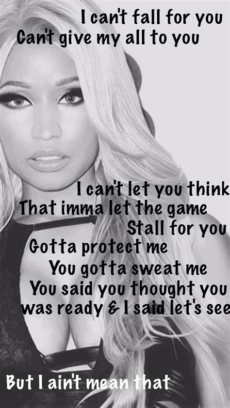 Nicki Minaj Song Quotes - ShortQuotes.cc