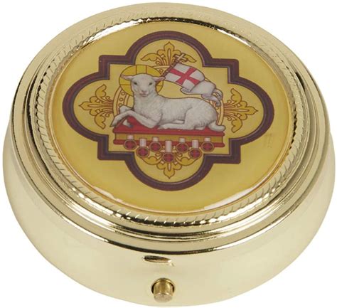 Tone Agnus Dei Lamb Of God Pyx With Epoxy Lid Inch Walmart