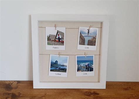 wooden peg photo frame etsy