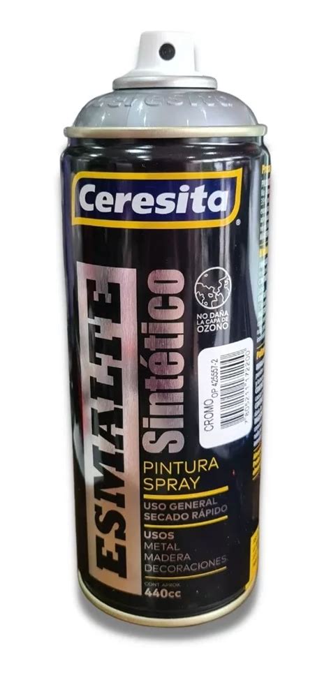 Pintura En Aerosol Exterior Interior Spray Cromado Metalico Mebuscar