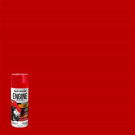 Rust Oleum Automotive Oz Gloss Industrial Red Engine Enamel Spray