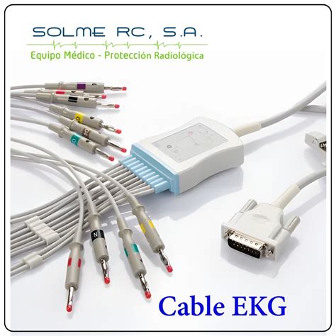 Cable De Ekg Plomado Reutilizable Banana Mm Solme Rc S A