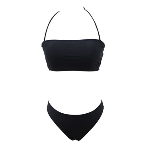 Womens Two Pieces Lace Up Bikini Swimsuit Beach Wr Grandado