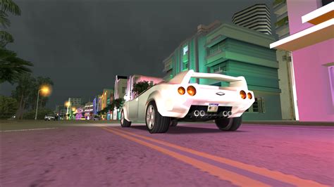 Lamborghini Diablo Miami Neon Lights Screen Shot Grand Theft Auto