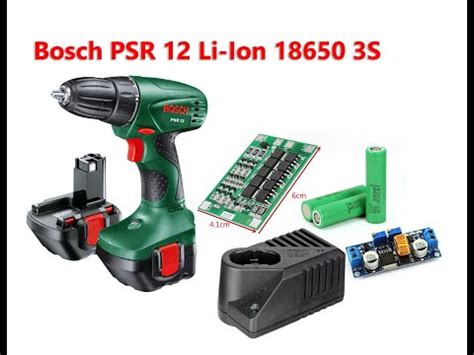 Восстановление Аккумулятора Шуруповерта Bosch Psr 12 (2 видео ...