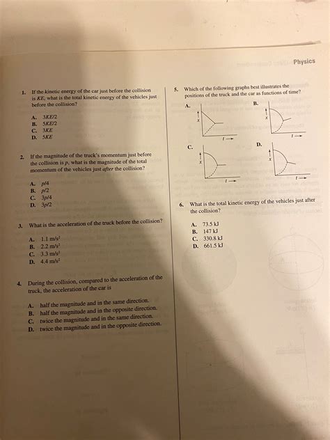 Solved 1. If the kinetic energy of the car just before the | Chegg.com