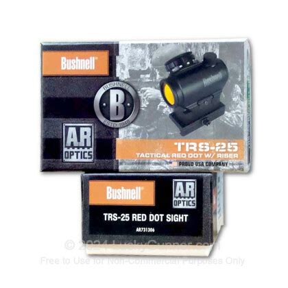 Bushnell TRS 25 HiRise 3 MOA Red Dot Sight Matte Black Lower 1 3 AR