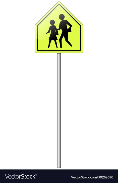 School Crossing Sign Clip Art