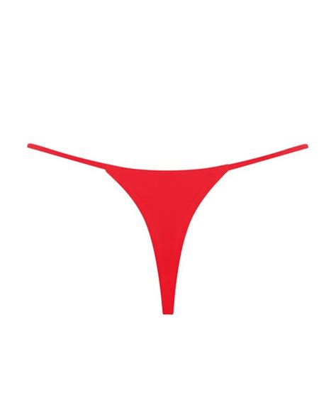 Red Thong String Bikini Brazilian String Ark Swimwear