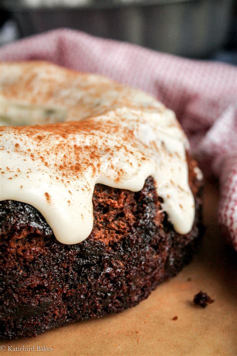 Gingerbread Bundt Cake With Cream Cheese Frosting Katiebird Bakes