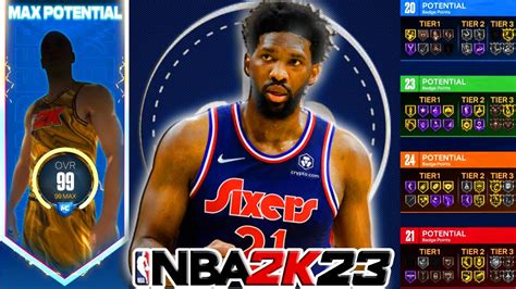 Official Joel Embiid Build Nba K Badges Way Level