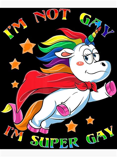 L Mina Fotogr Fica Orgullo De Unicornio Bandera Lgbt No Soy Gay Soy S Per Gay De Vaeuhbmonica