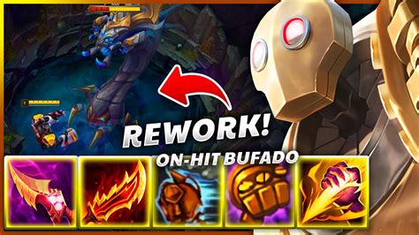 🤯¡el Nuevo Rework Blitzcrank Se Hace Solo El Nashor Y Se Vuelve