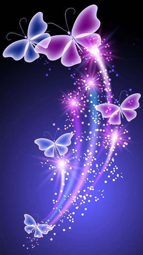 Glowing Rainbow Butterfly Fall Butterfly Hd Phone Wallpaper Pxfuel