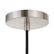 Best Buy Camden Wells Magnolia Seeded Glass Pendant Brushed Nickel Pd