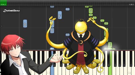 Assassination Classroom Bye Bye Yesterday Piano Tutorial YouTube