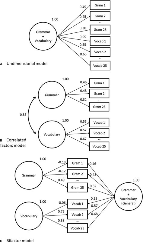 Frontiers The Place Of The Bifactor Model In Confirmatory Factor