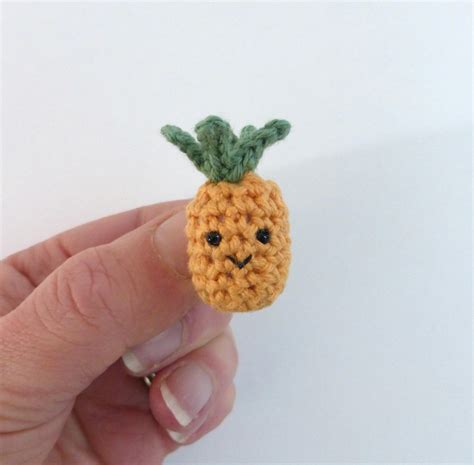 Crochet Pattern For Pineapple Pineapple Amigurumi Pdf Collectible