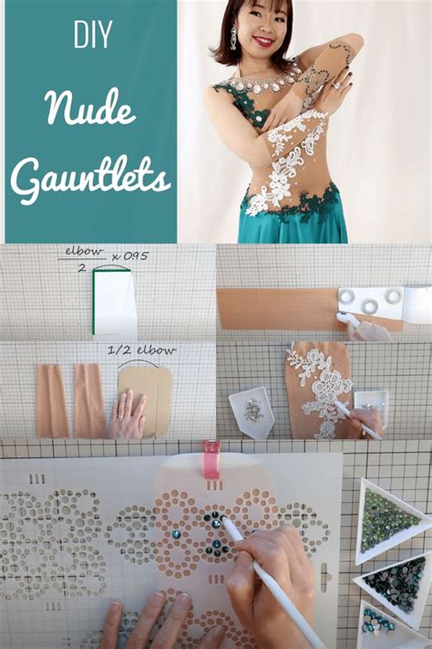 DIY Nude Gauntlets SPARKLY BELLY Belly Dancer Costume Diy Belly Dance Costumes Diy Dance