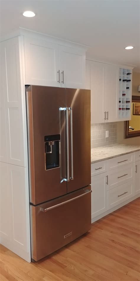 French Door Refrigerator Inside Cabinets
