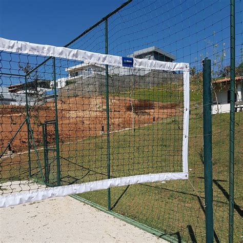 Rede Multisport Beach Tennis Futev Lei V Lei De Praia Branca Gismar