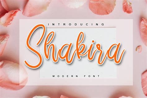 Shakira Font Free Download - FreeFontDL