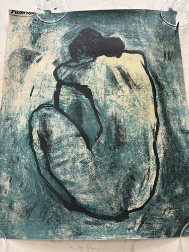 Print Pablo Picasso Blue Nude 1902 On Canvas EBay