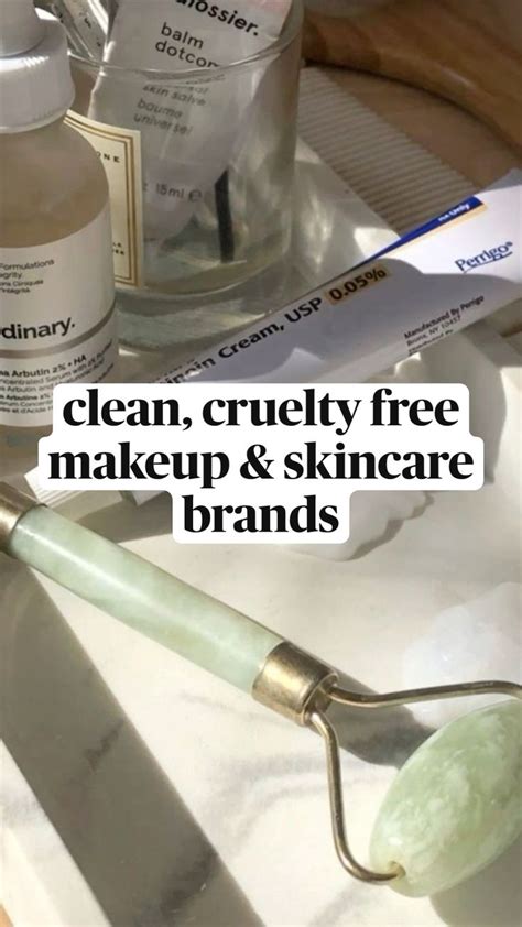 clean, cruelty free makeup & skincare brands