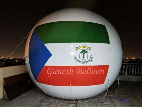 White Puncture Less Pvc Sky Balloons 10x10 Feet Size For Advertising