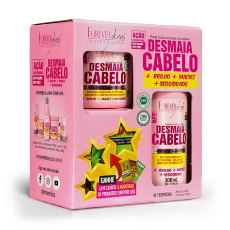 Linha Desmaia Cabelo Forever Liss Resenha Completa