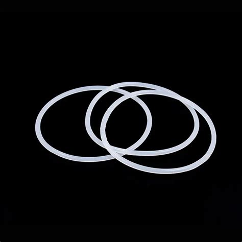 White Silicon Ring Silicone Vmq O Ring Mm Thickness Od