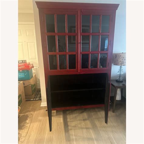 Crate & Barrel Rojo Cabinet - AptDeco