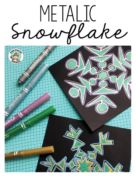 Snowflake Drawing: 3 Easy Art Technique Ideas - Expressive Monkey