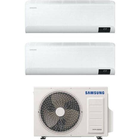 Climatiseur R Versible Dual Split Samsung Cebu Btu R Blanc